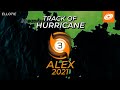 Track of Hurricane Alex (2021) Ellotie