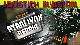 Atari Lynx Repair (Re-cap & Screen Replacement) | Joystick Division