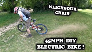 Homemade ELECTRIC DOWNHILL BIKE!