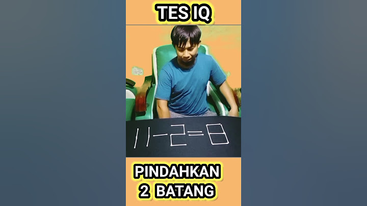 Tes IQ pindahkan dua  batang korek agar soal jadi benar.#shorts