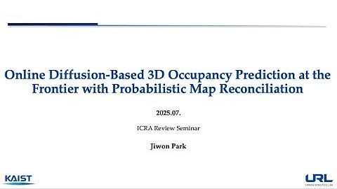 Online Diffusion-Based 3D Occupancy Prediction at the Frontier with Probabilistic Map Reconciliation