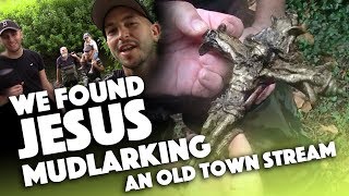 WE FOUND JESUS and more! - Mudlarking a stream for river treasure!