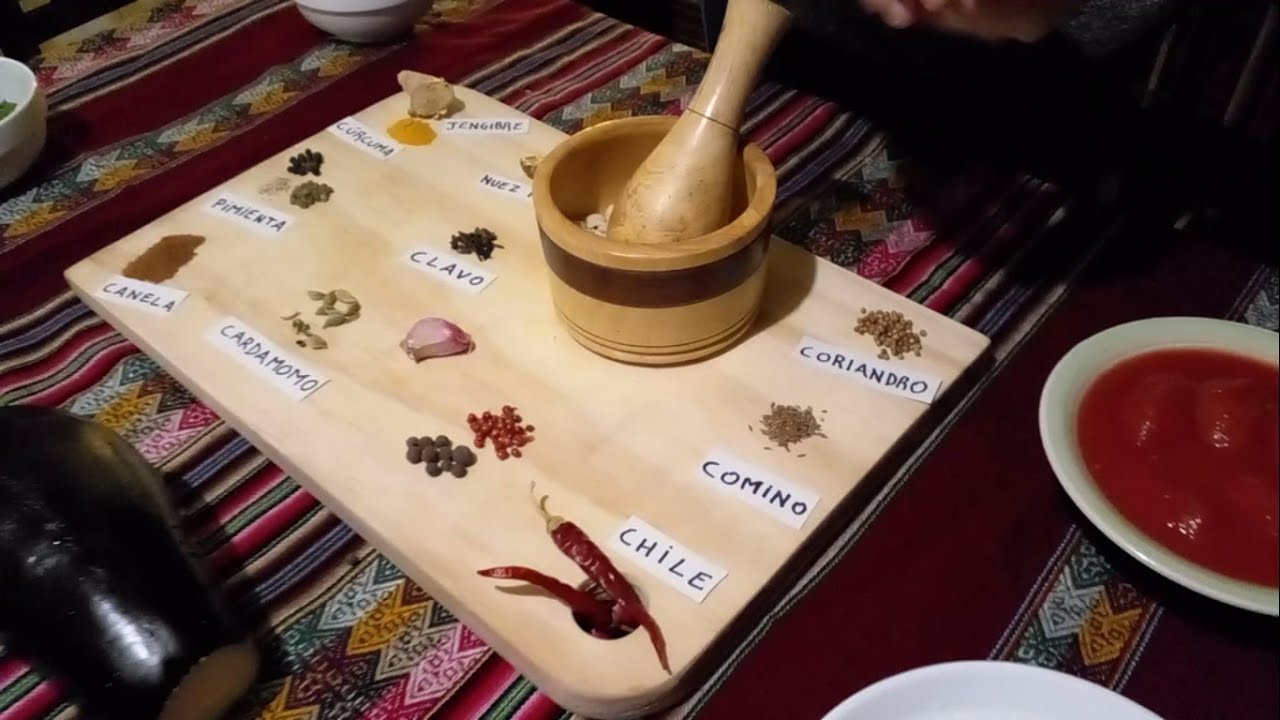 Receta de curry - Especias