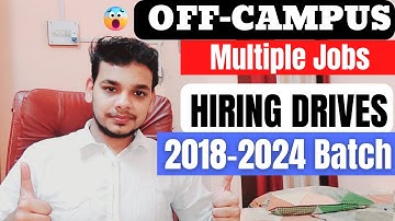 Virtual Mega OFF Campus Hiring Drive for 2020/2021/2022/2023 Batch | Latest Hiring | Job Update