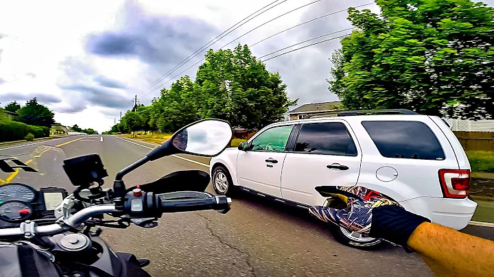 She Couldve Hit Me..!!  On a BMW F800GS Ride! | Th...