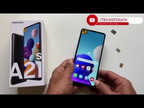 Samsung Galaxy A21s Insert Sim Card And Microsd Card Youtube