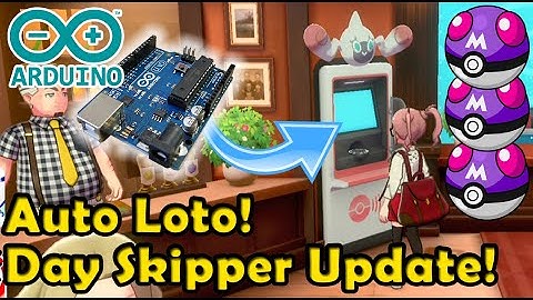 Pokemon Sword & Shield - [Arduino Auto Controller] Day Skipper w/ New Day Skip Glitch, Auto Loto!