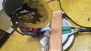 Hitachi C10FCH2 Laser 10 Compound Miter Saw Review
