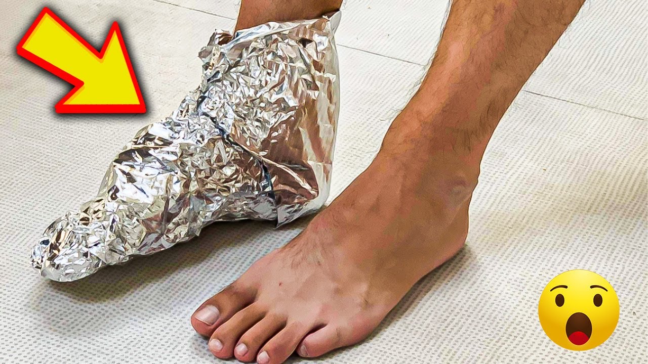 The Untold Secrets of Aluminum Foil What Happens when You Wrap it Around your Feet YouTube
