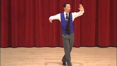 Gold Slow Foxtrot - Bounce Fallaway and Weave Ending Ballroom Dance Lesson