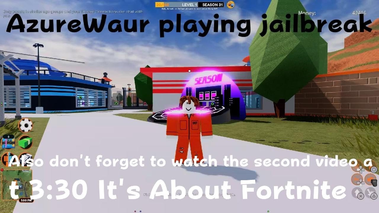 AzureWaur playing jailbreak (ROBLOX)