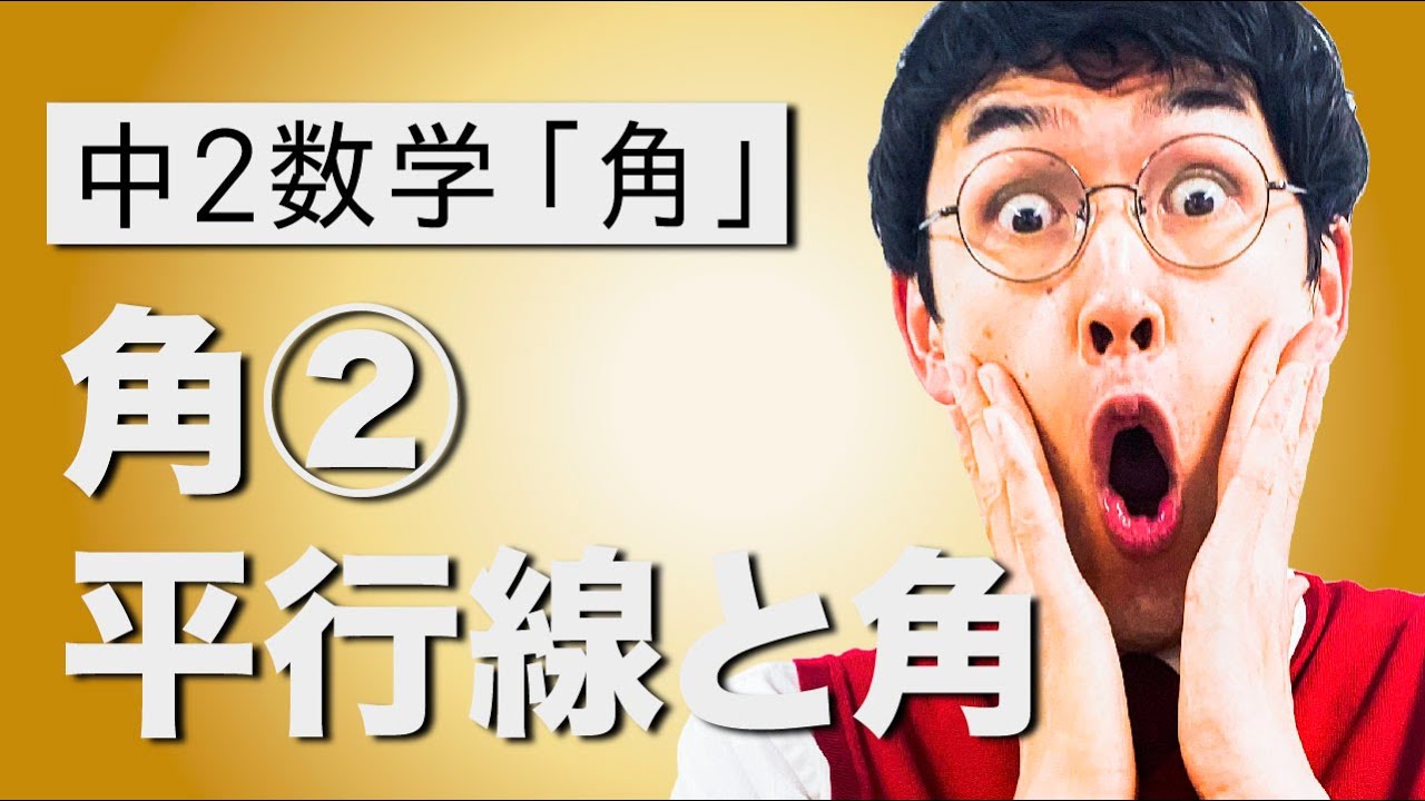 中２数学 第19講 【角②】角と平行線 (お笑い数学/タカタ先生)