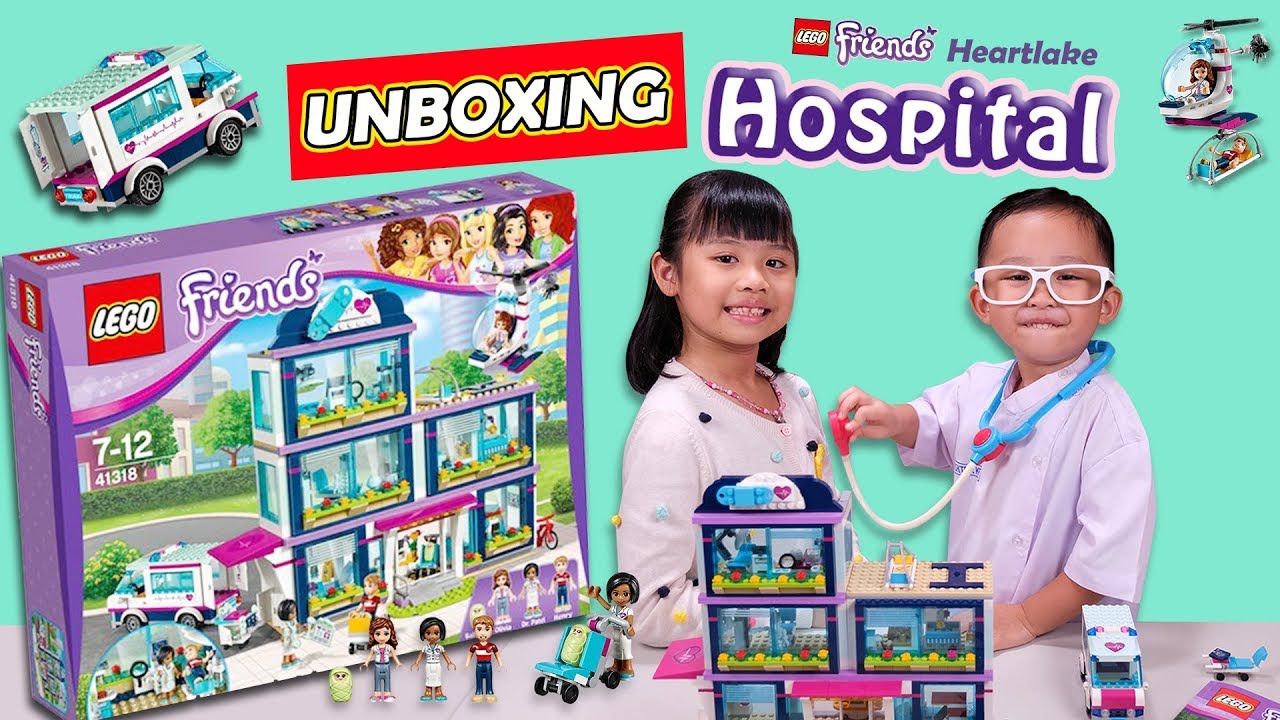 RUMAH SAKIT dari LEGO buka kotak merakit LEGO friends RUMAH SAKIT dari LEGO buka kotak merakit LEGO friends