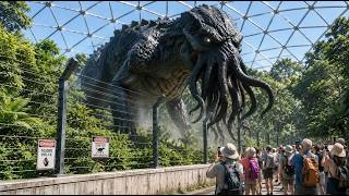 This Giant Creature Zoo Was Terrifying | Forbidden Hybrid Monsters 😱 Jurassic Park Dinosaur Zoo POV