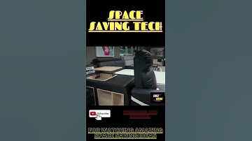 Amazing Space Saving Ideas For Small Homes #shorts #spacesavingideas #spacesavingtech #allinonebed