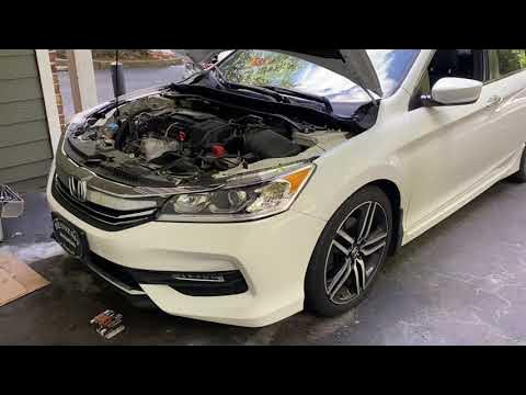 2013 - 2017 Honda Accord spark plugs replacement - YouTube