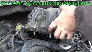 2017 RAM 1500 3.6L Spark Plug and Coil Replacement for a P0303 and P0300 code. by 737mechanic 250 views 1 month ago 35 minutes
