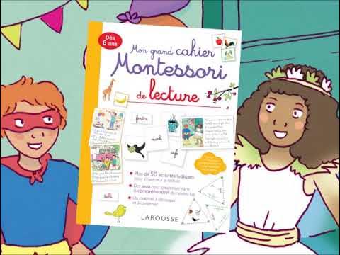 Mon cahier Montessori pour apprendre a écrire et a lire