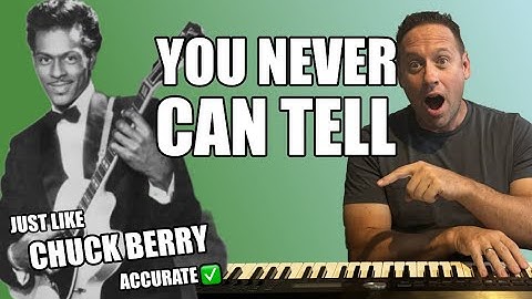Piano Blues Licks and Tricks Lesson - Chuck Berry You Never Can Tell Tutorial