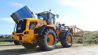 Silage 2022 ~ JCB 457s & 435s with Massey Ferguson, Fendt & New Holland