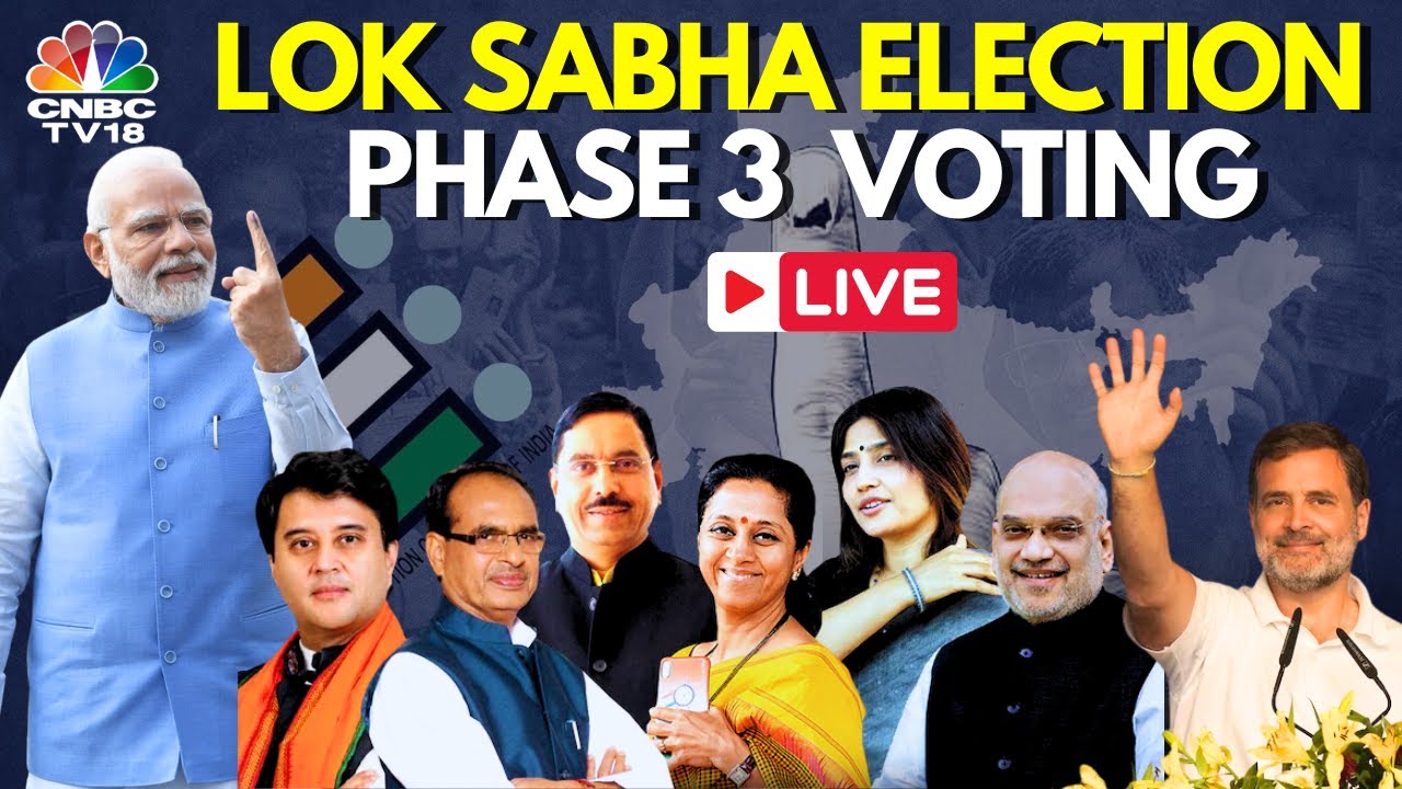 LIVE: Lok Sabha Elections 2024 Phase 3 | PM Modi Casts His Vote |Amit ...