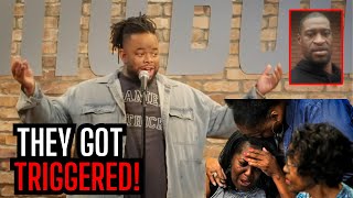 Black Audience WALKS OUT On Black Comedian After BEING TRIGGERED By George Floyd Joke