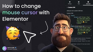 How to change mouse cursor with Elementor - in 1 minute