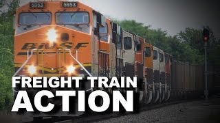 Long coal trains, fast freights on the BNSF Ft. Scott Subdivision