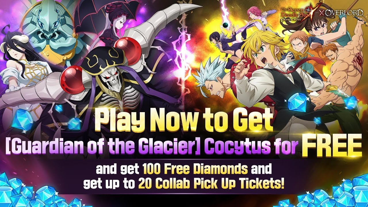 [7DS X OVERLORD] Get 100 Diamonds and Cocytus for Free! - YouTube