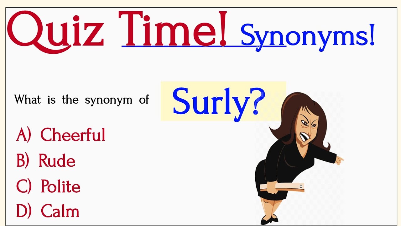 Test Your English: Synonyms Challenge for Fluent Speakers! Challenge144