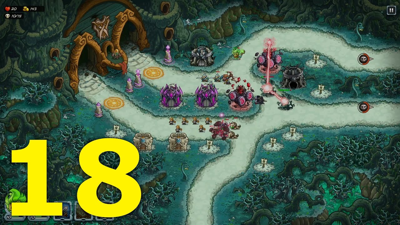 Kingdom Rush 5: Alliance | Миссия 18 — Диплиф-форпост | Три звезды | Невозможный уровень сложности