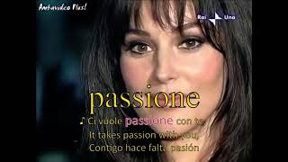 Eros Ramazzotti & Monica Bellucci - Più Bella Cosa [Italian, English & Spanish]