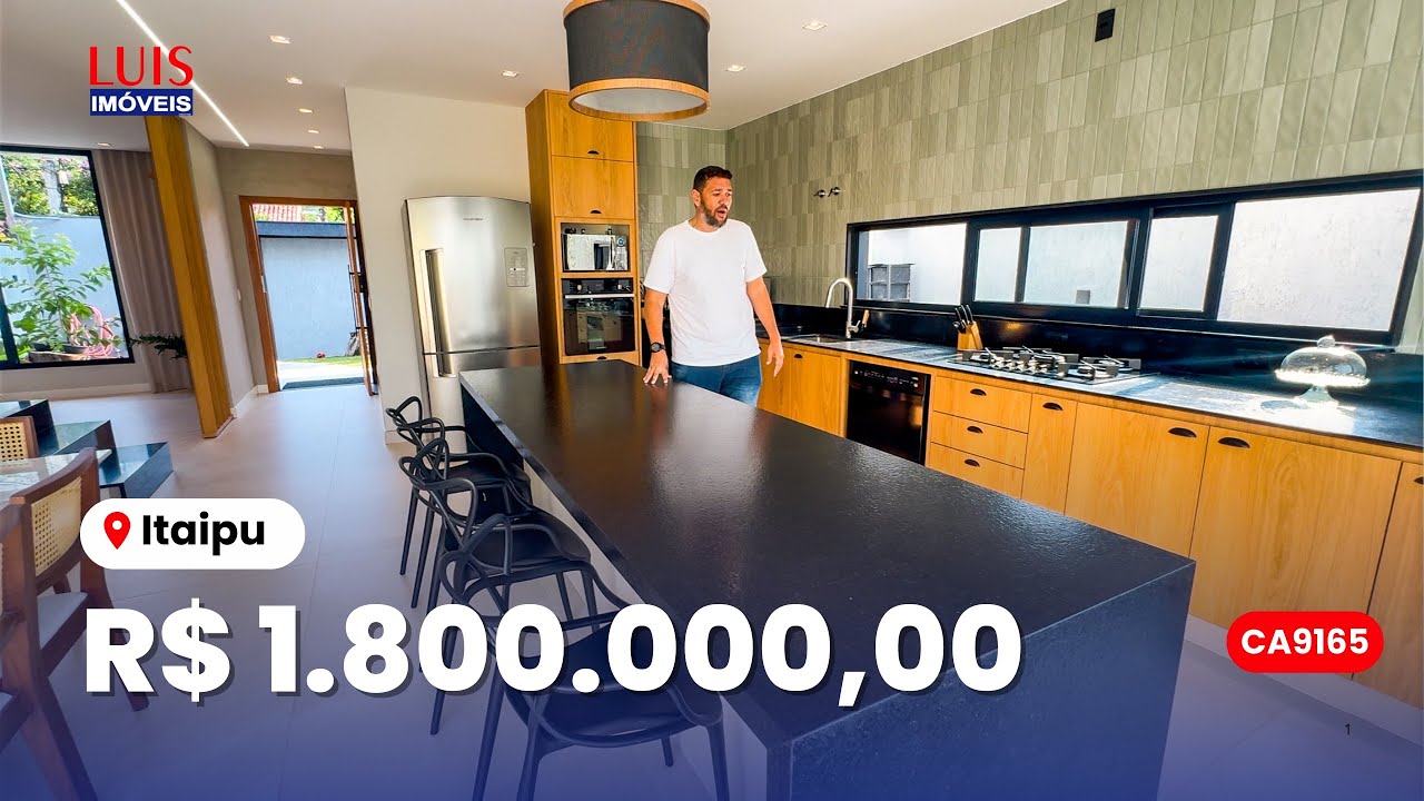 BIG CASA ROBUSTA E MODERNA CHEIA DE CONFORTO PARA VOCÊ E SUA FAMILIA l LUIS IMÓVEIS (CA9165)