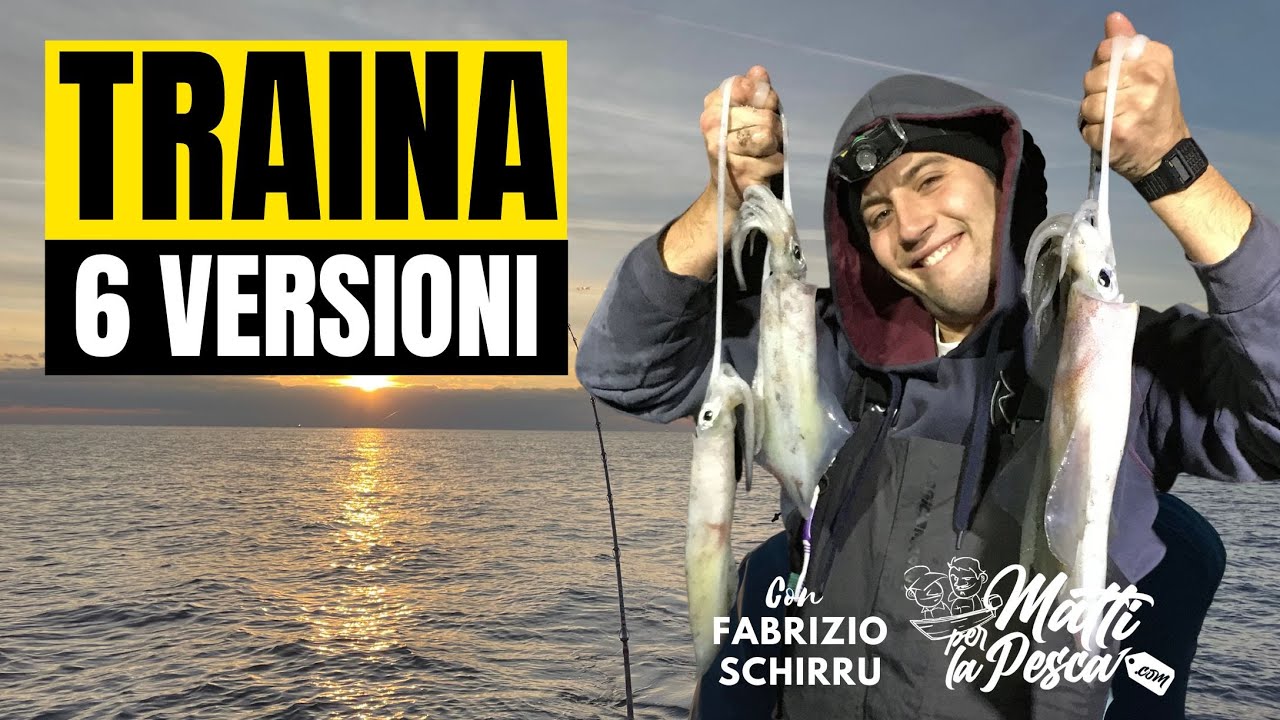 🦑TRAINA AI CALAMARI: 6 modi diversi di traina dalla barca