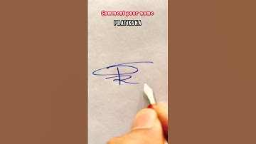 Stylis signature for PRTIKSHA name🔥✨️ || Pratiksha signature || signature style #signature #shorts