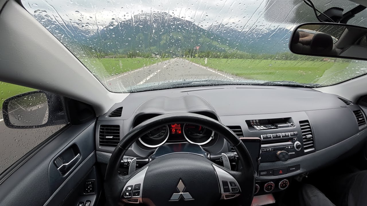 Rainy Mountain Drive 🌧️ — Pure Relaxation & Rain Sounds