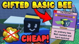 How To Get *GIFTED* BASIC BEE no STAR TREAT in Bee Swarm Simulator