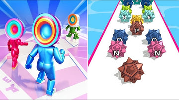 Satisfying Mobile Gameplay -Layer Man Run, Going Balls, AZ Ball Run 2048, Sandwich Runner, Juice Run