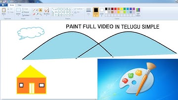 Paint complete tutorial in telugu |  Ms Paint Tutorial For Computer Beginners | Varuntime