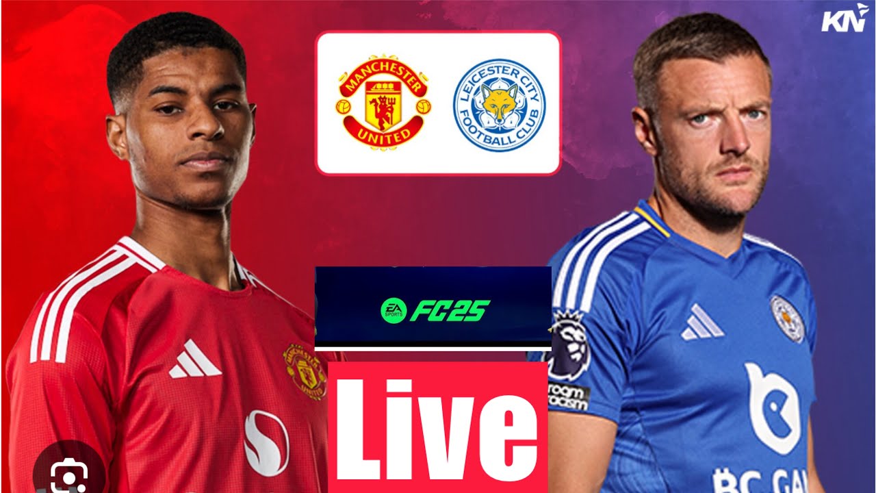 Live 🔴 Manchester united 🆚 Leicester| PS5 premier league full match ...