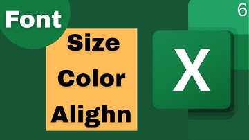 Excel Beginner Tutorial | Change Font, Size & Alignment in Excel