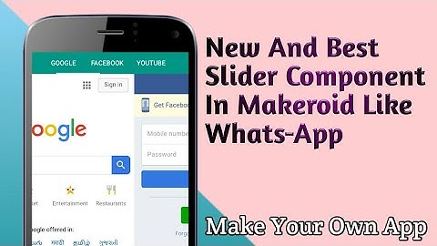 New Makeroid Component Which Make Your App So Professional.