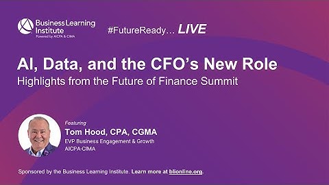 AI, Data, and the CFO’s New Role