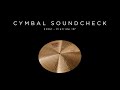 PAISTE CYMBAL SOUNDCHECK - 2002 Flatride 18&quot;