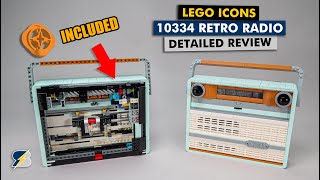 This LEGO Icons set is a blast, hiding a Technic gearbox  10334 Retro Radio building review