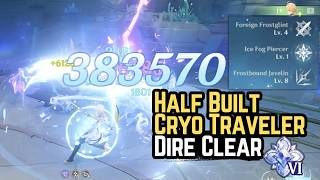 Low Talent Cryo Traveler Still Beats 7.0 Dire Stygian!