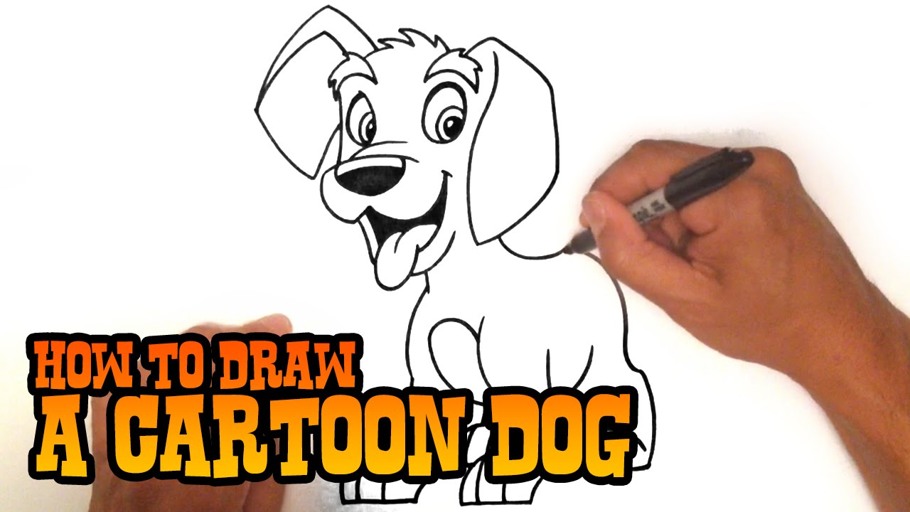 How To Draw A Cute Dog Step By Step Video : In 365 sketches i'll teach ...