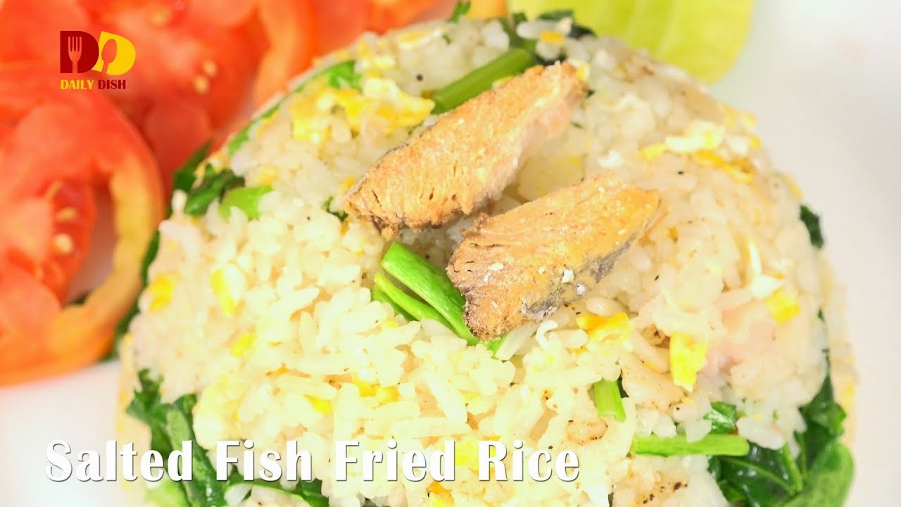 Salted Fish Fried Rice | Thai Food | Khao Pad Kanar Plakem | ข้าวผัดคะน้าปลาเค็ม