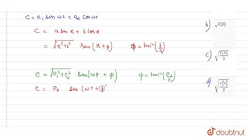 An alternating voltage is given by: `e = e_(1) sin omega t + e_(2) cos omega t`. Then the root mean