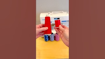 How and WHY to use cone thread in a home sewing machine #sewingtipsandtricks